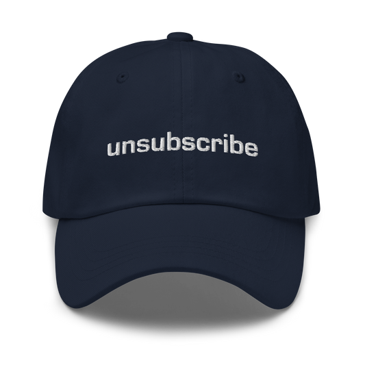 Unsubscribe hat