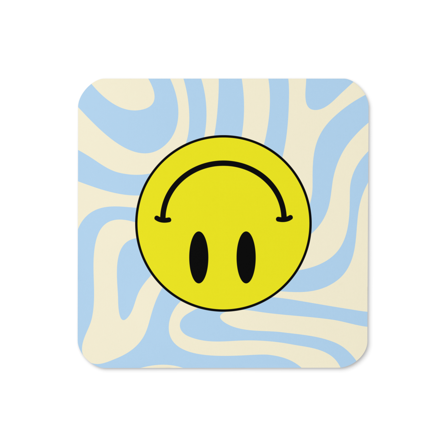 Upside Down Smiley coaster