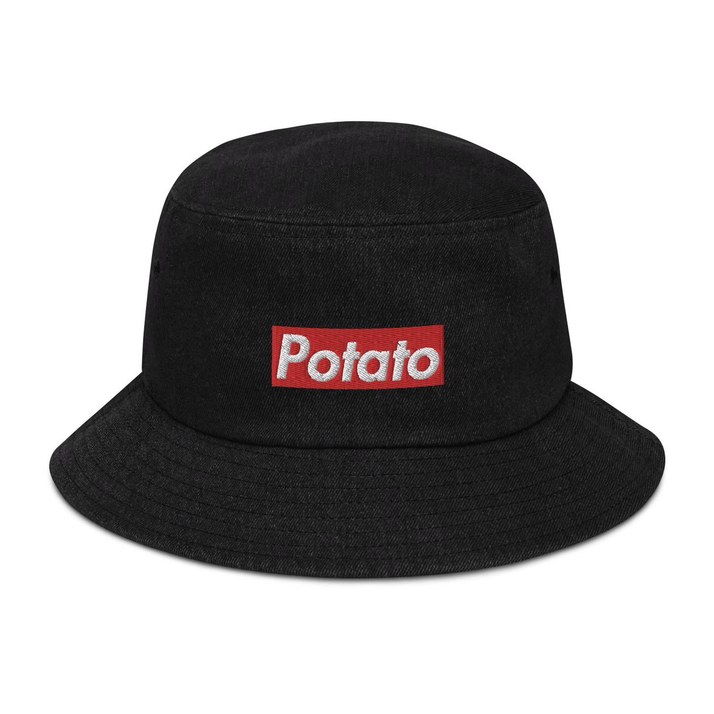 POTATO denim bucket hat