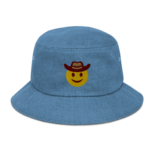 Yeehaw! denim bucket hat