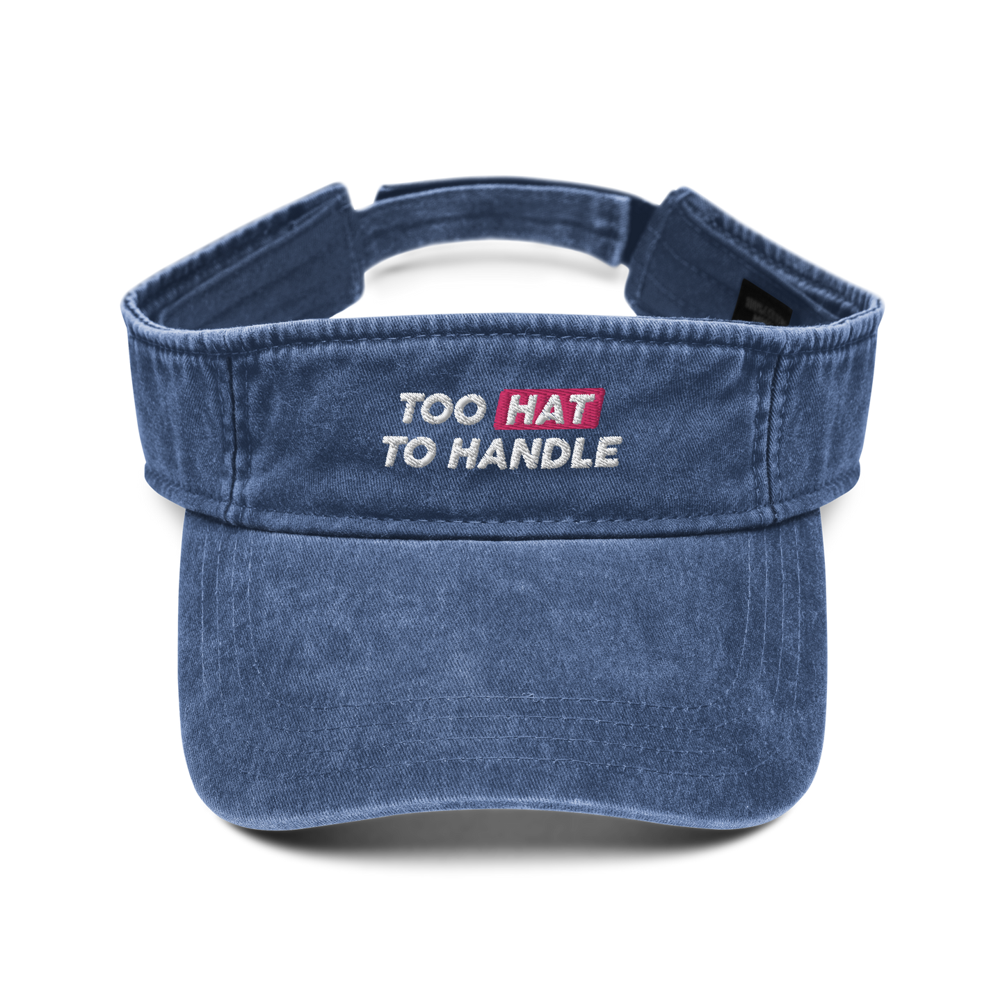 Too Hat to Handle denim visor