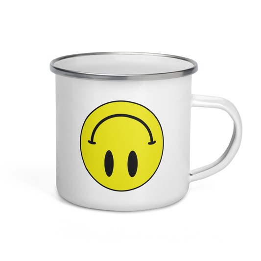 Upside Down Smiley mug