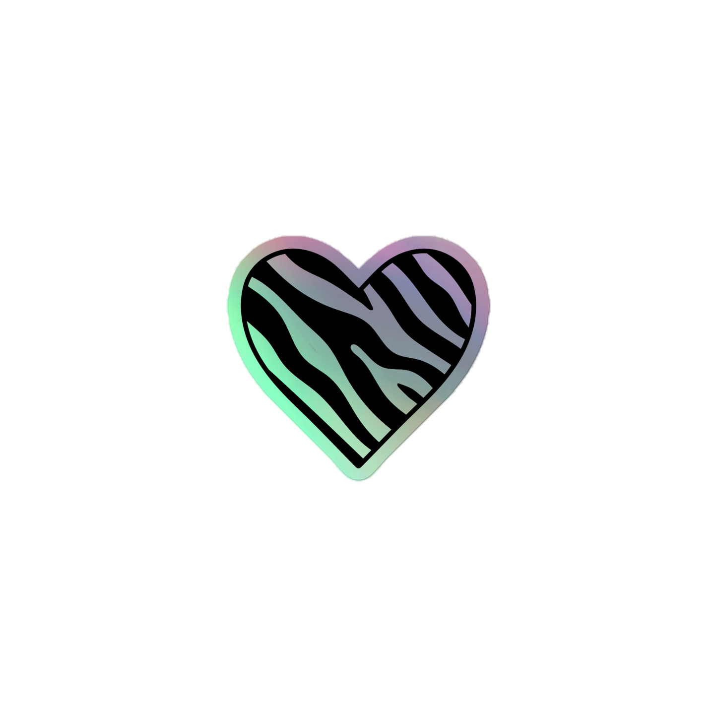Wild Heart holographic sticker