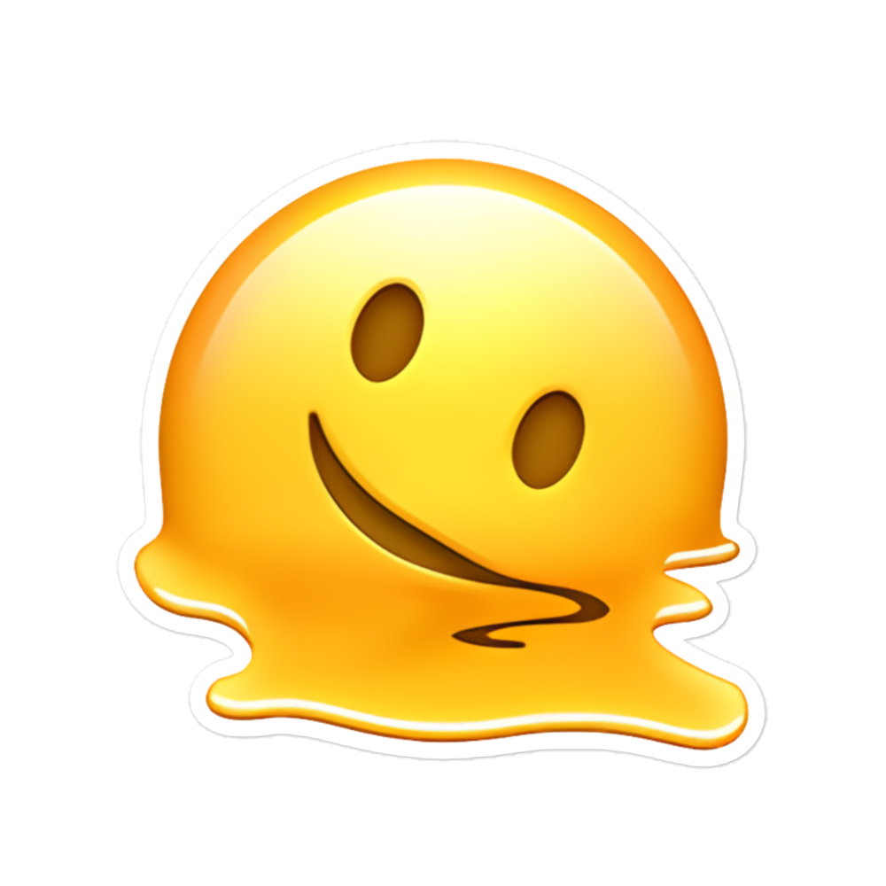 Melt sticker