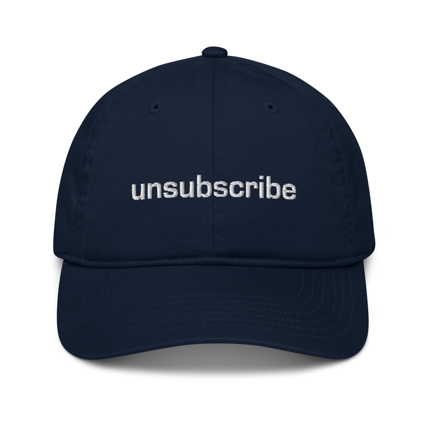 Unsubscribe eco-friendly organic hat