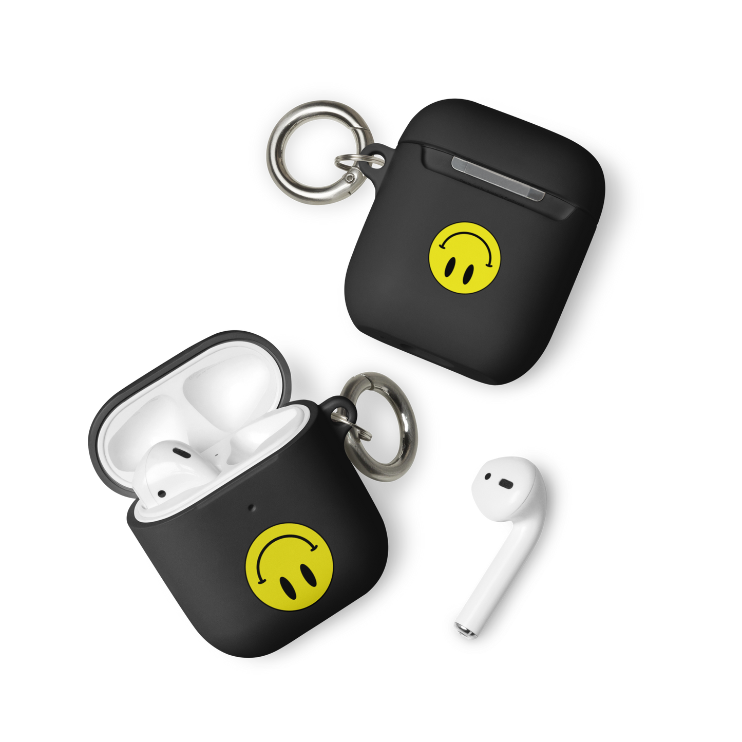 Upside Down Smiley rubber case for AirPods®