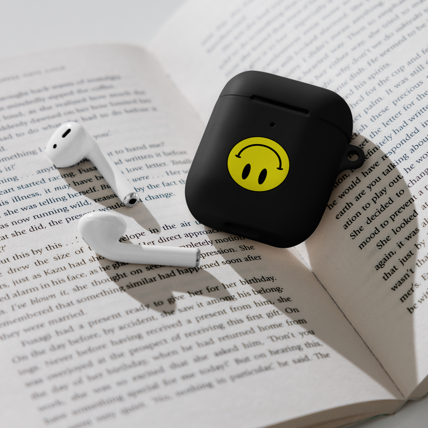 Upside Down Smiley rubber case for AirPods®