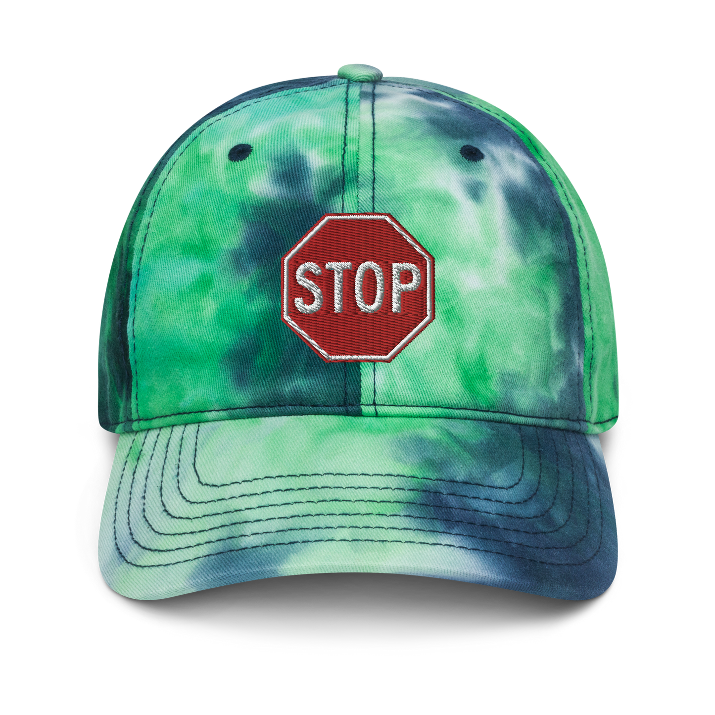 STOP! tie-dye hat
