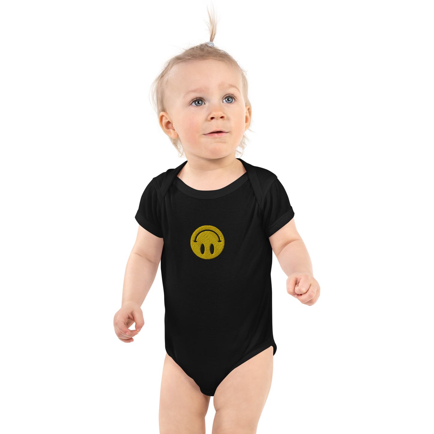 Upside Down Smiley infant bodysuit