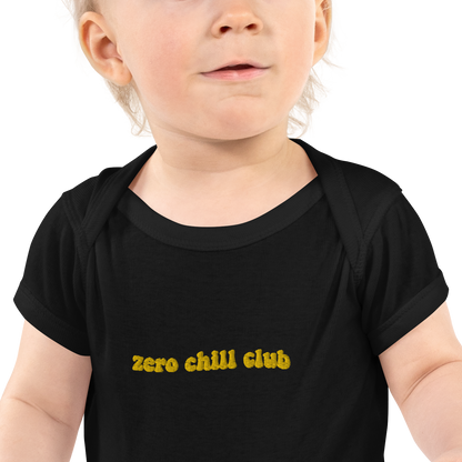 Zero Chill Club infant bodysuit