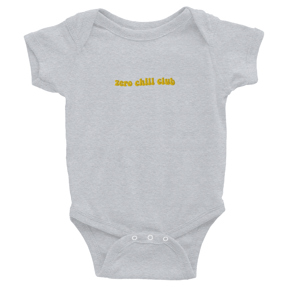 Zero Chill Club infant bodysuit