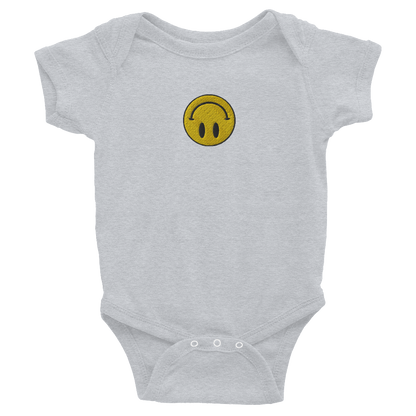 Upside Down Smiley infant bodysuit