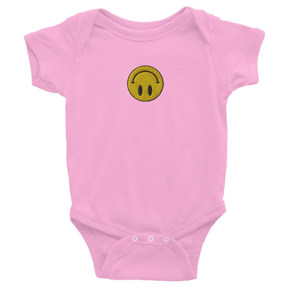 Upside Down Smiley infant bodysuit