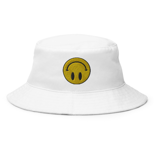 Upside Down Smiley bucket hat