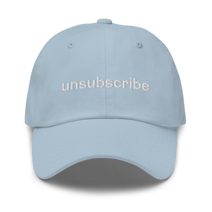 Unsubscribe hat