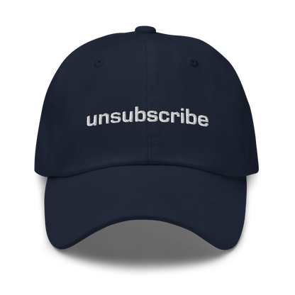 Unsubscribe hat