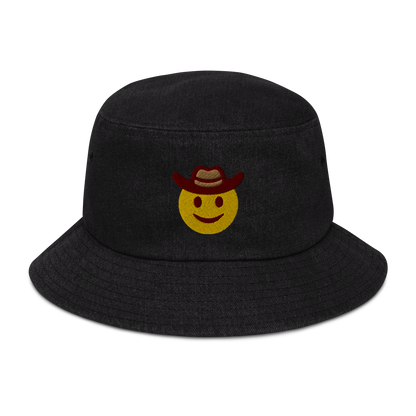 Yeehaw! denim bucket hat