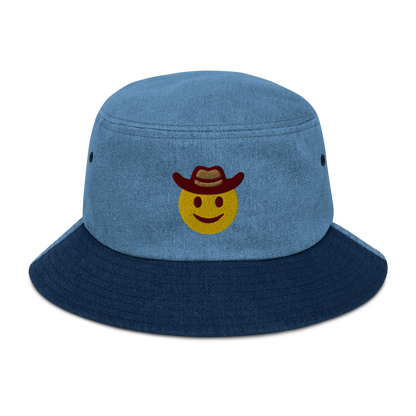 Yeehaw! denim bucket hat