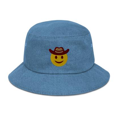 Yeehaw! denim bucket hat