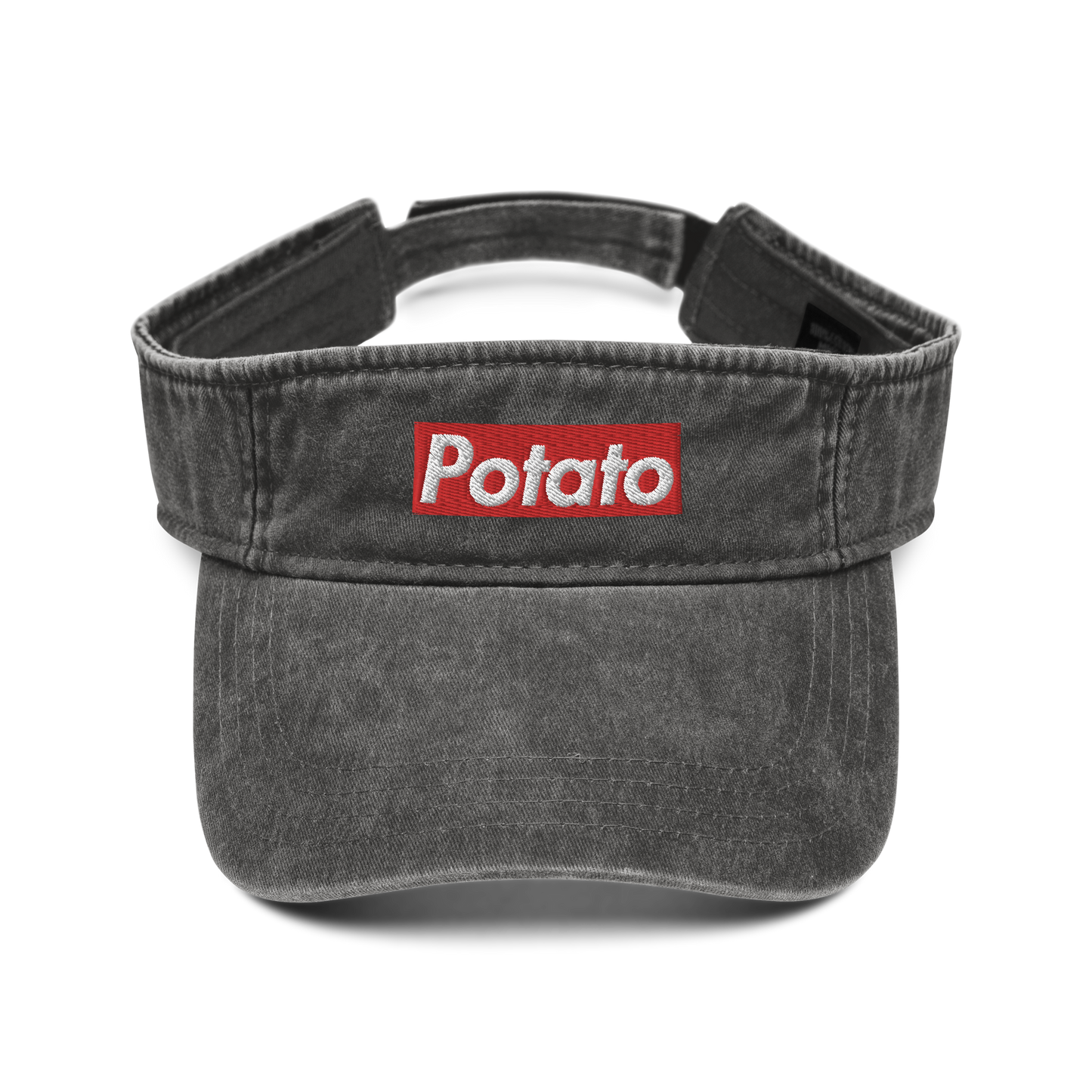 POTATO denim visor