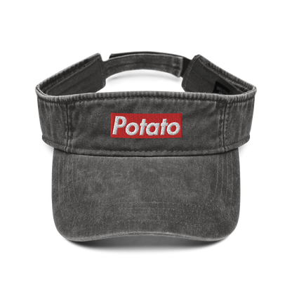 POTATO denim visor