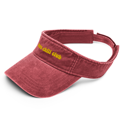 Zero Chill Club denim visor