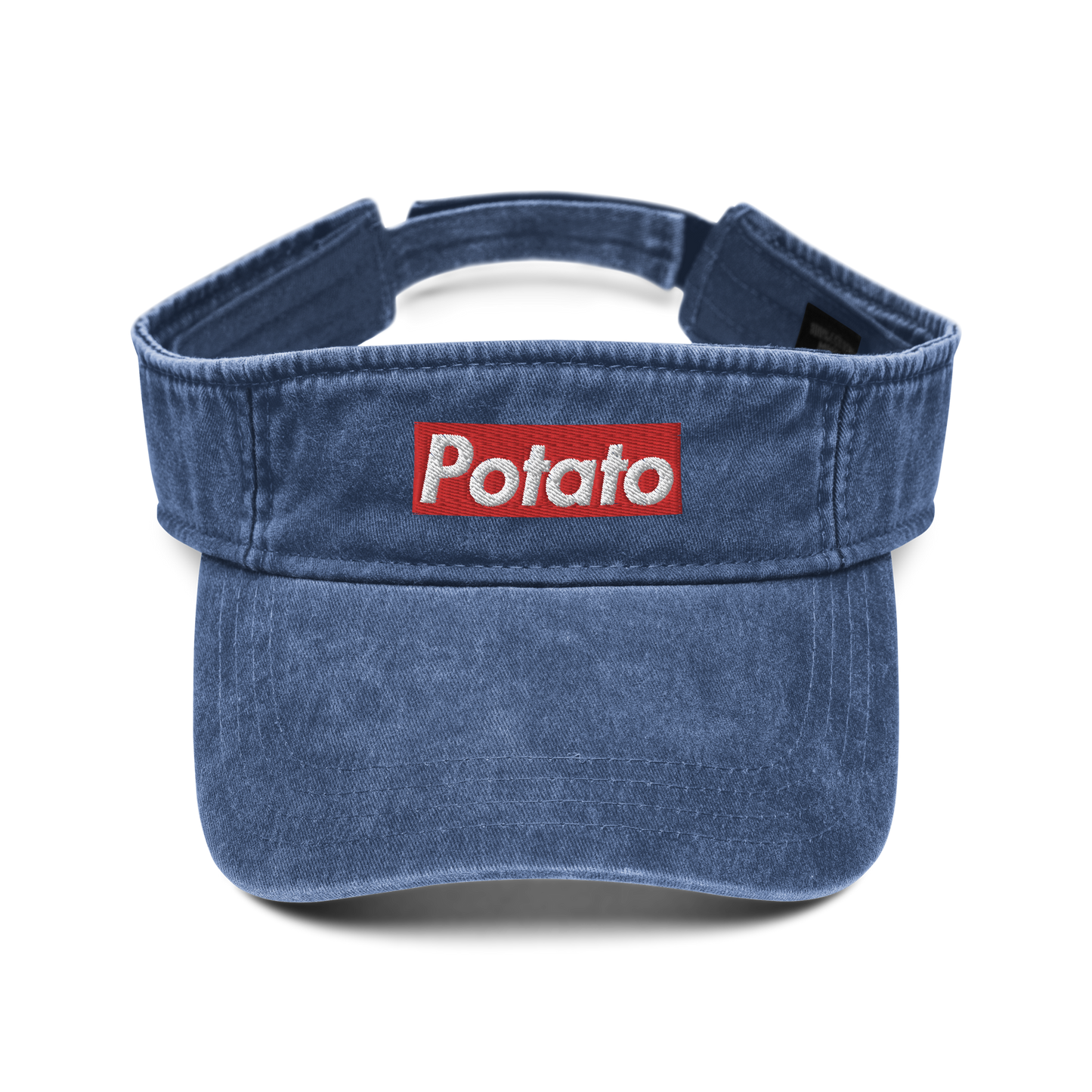 POTATO denim visor