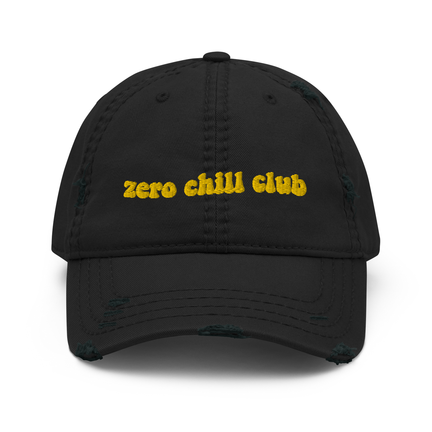 Zero Chill Club distressed hat