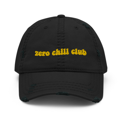 Zero Chill Club distressed hat