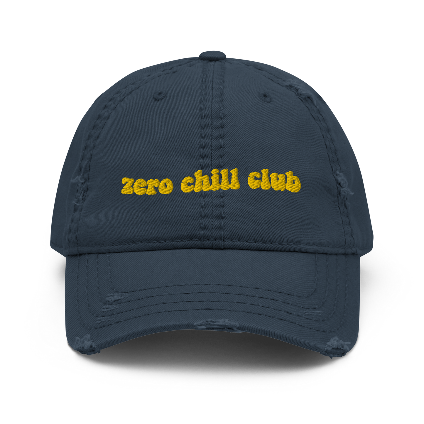 Zero Chill Club distressed hat