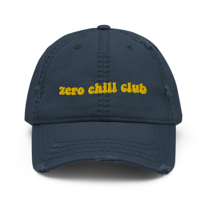 Zero Chill Club distressed hat