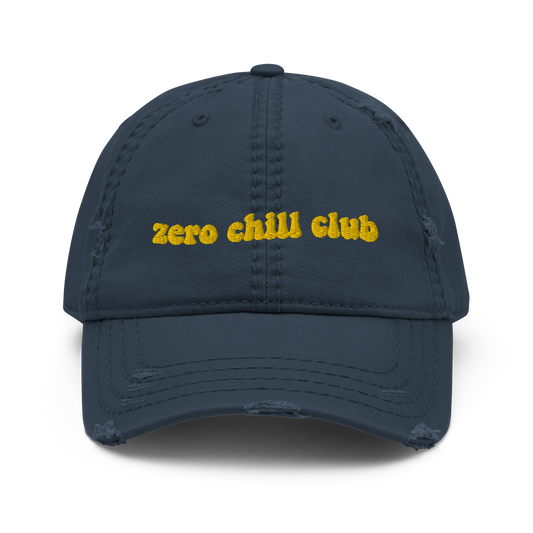 Zero Chill Club distressed hat