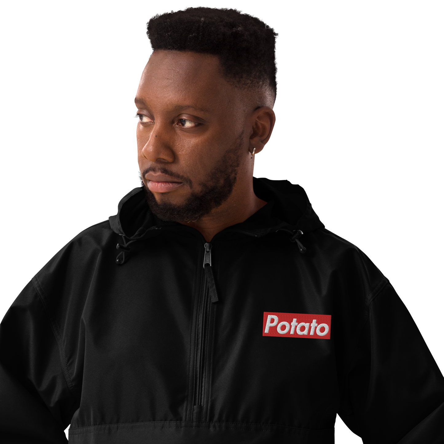 POTATO x Champion embroidered windbreaker jacket