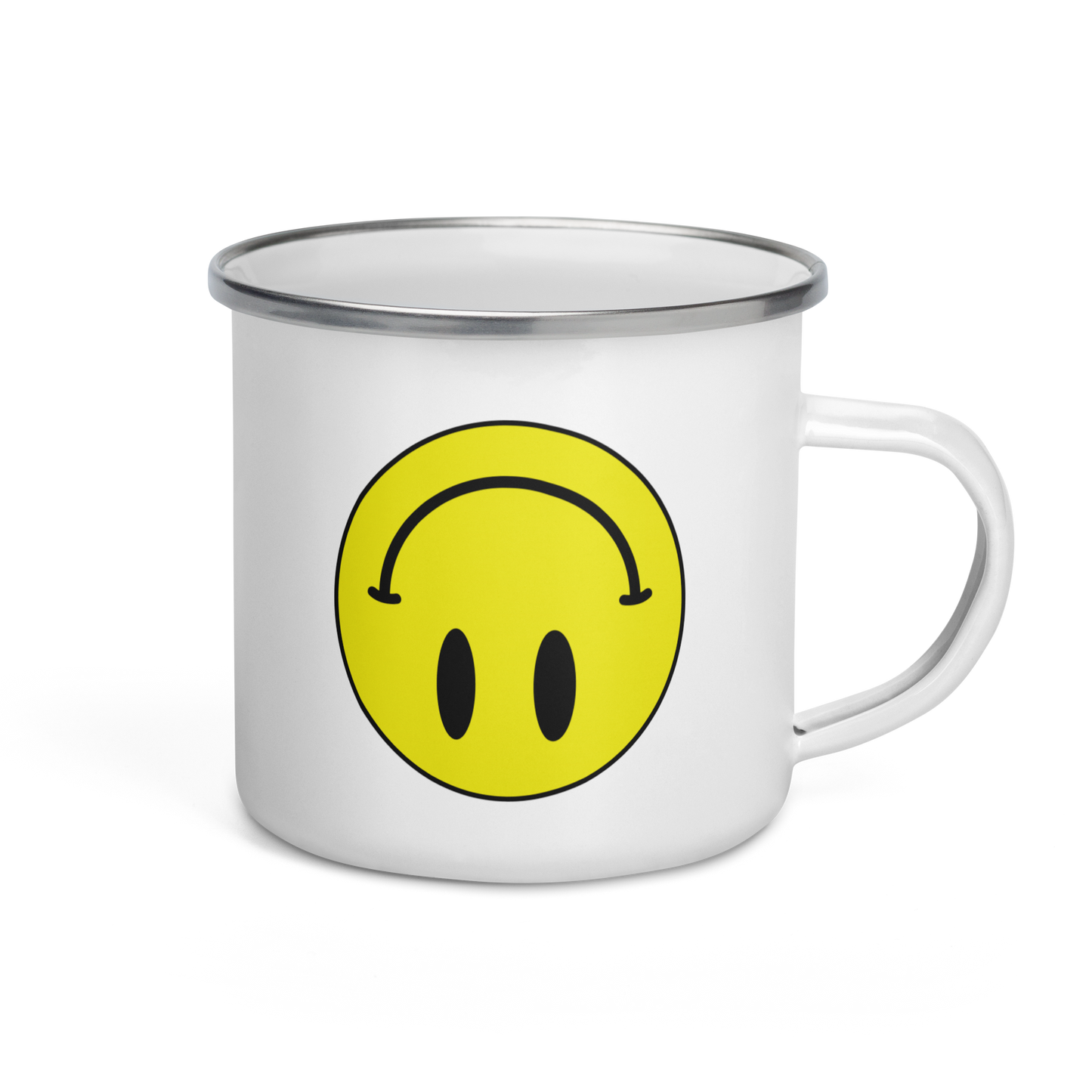 Upside Down Smiley mug