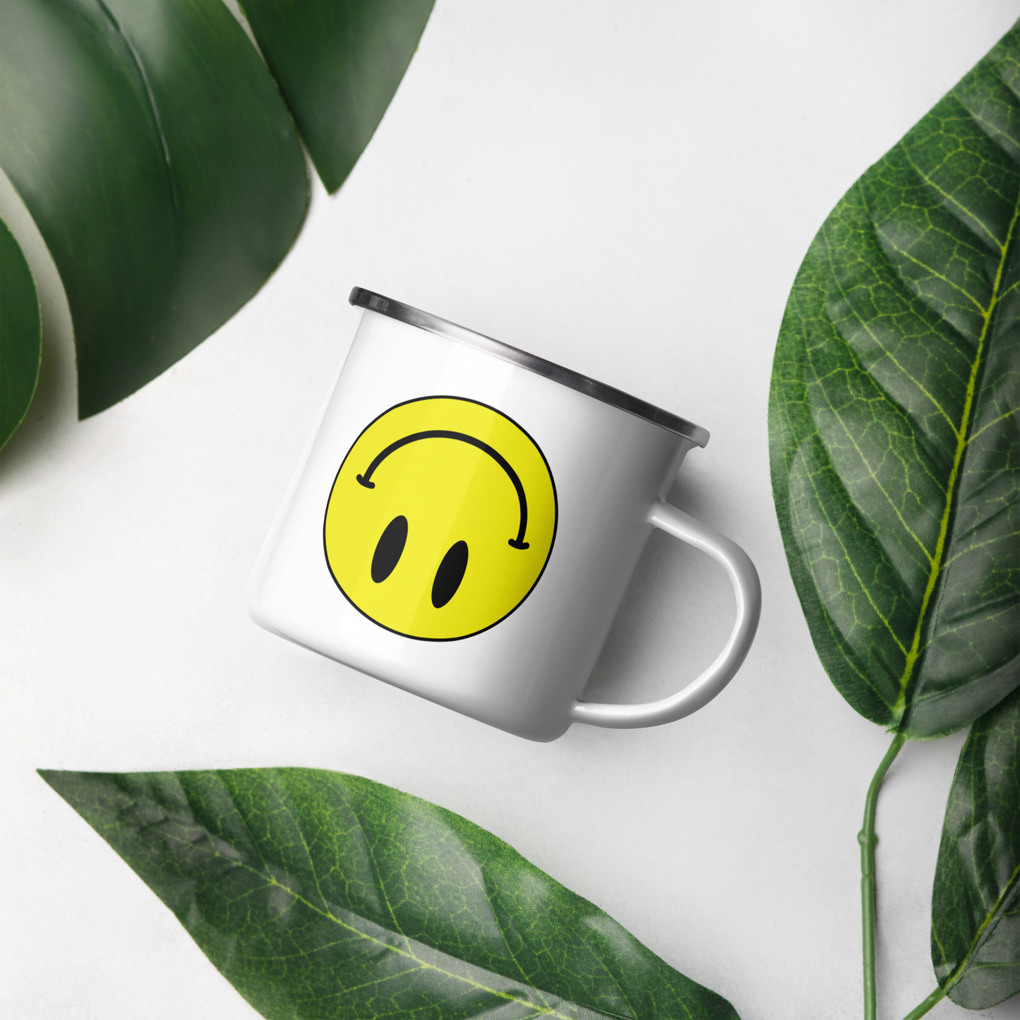 Upside Down Smiley mug