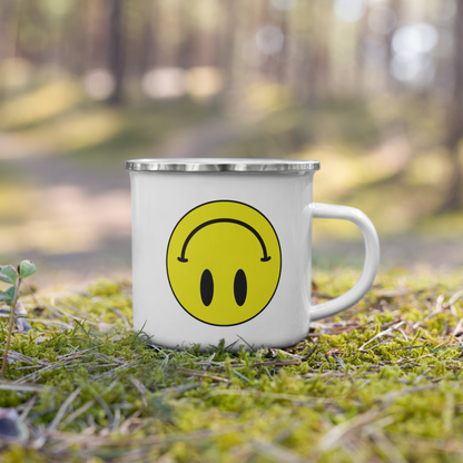 Upside Down Smiley mug