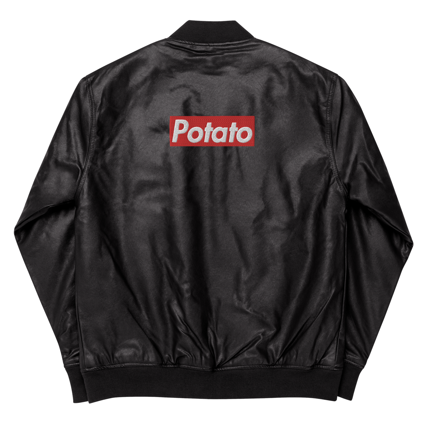 POTATO leather bomber jacket (unisex)