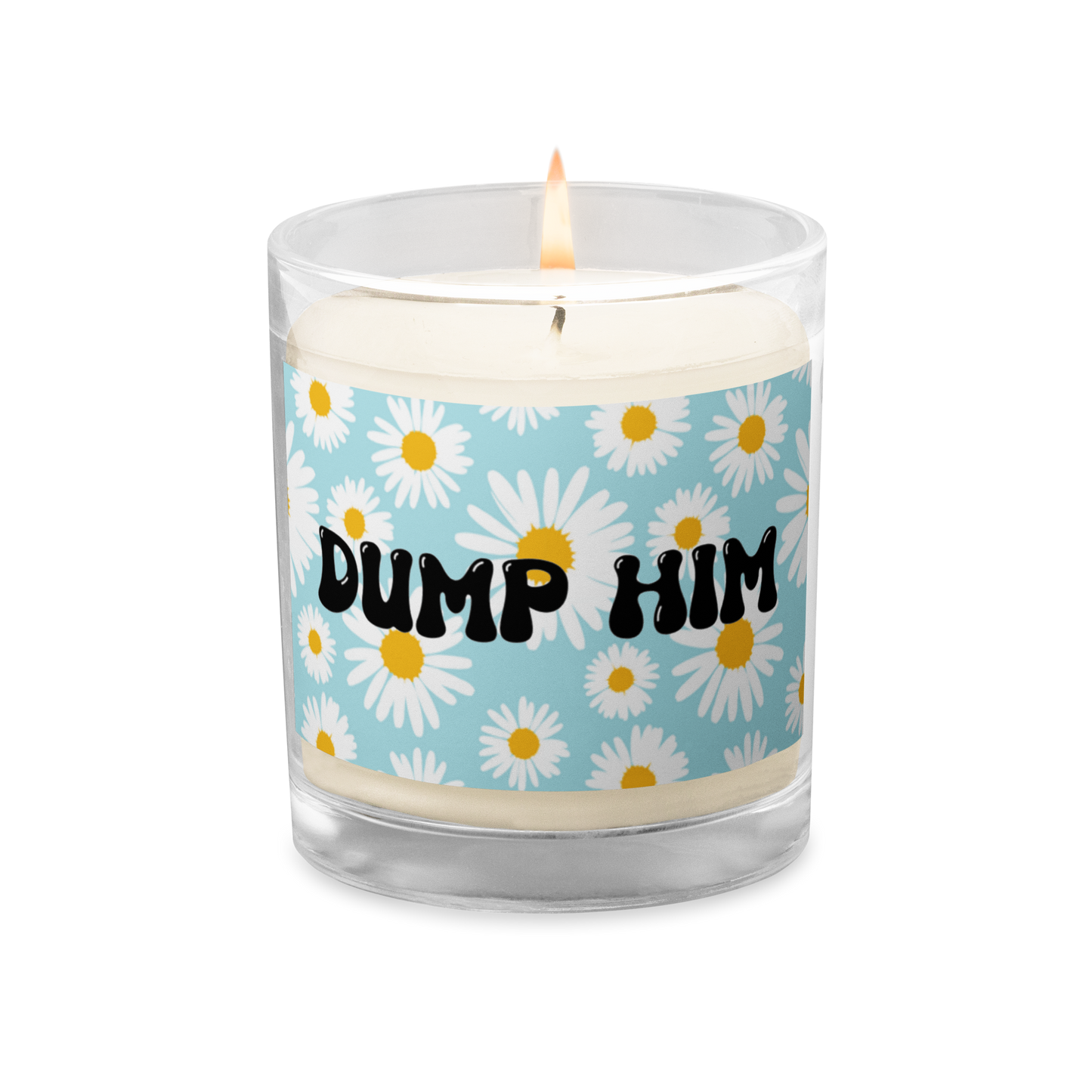 Dump Him! candle