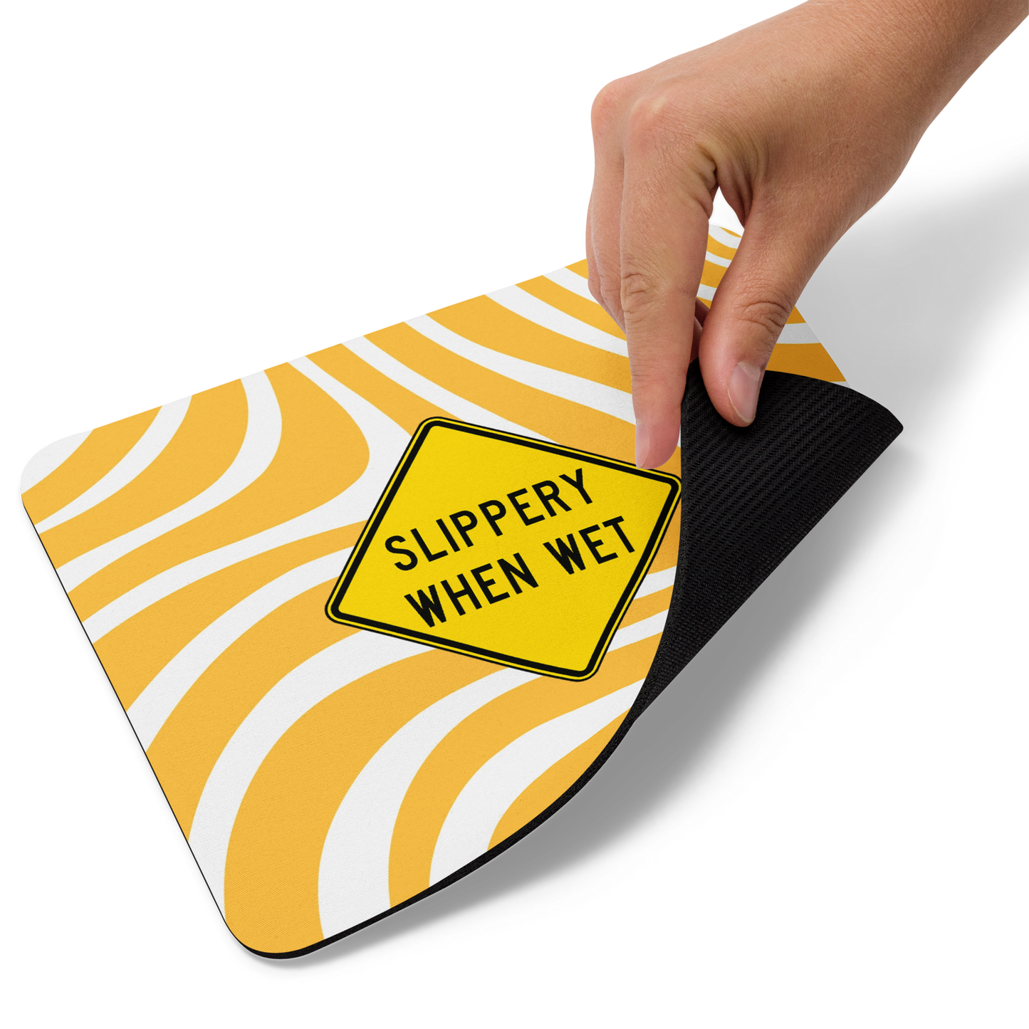 Slippery When Wet! mouse pad