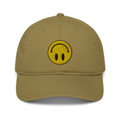 Upside Down Smiley eco-friendly organic hat