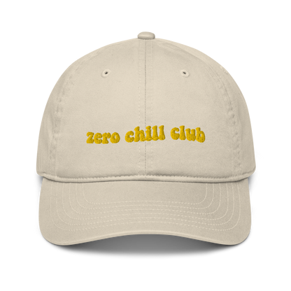 Zero Chill Club eco-friendly organic hat