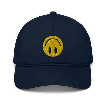 Upside Down Smiley eco-friendly organic hat