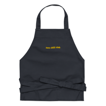 Zero Chill Club organic cotton apron