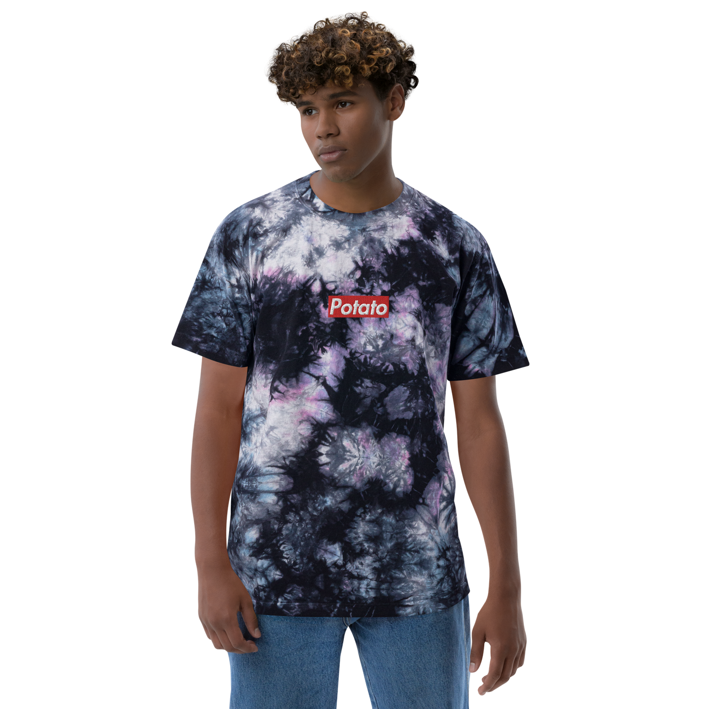 POTATO tie-dye tee