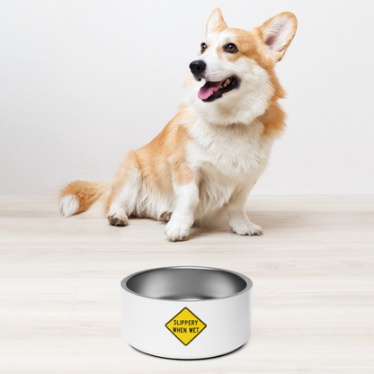 Slippery When Wet! pet bowl