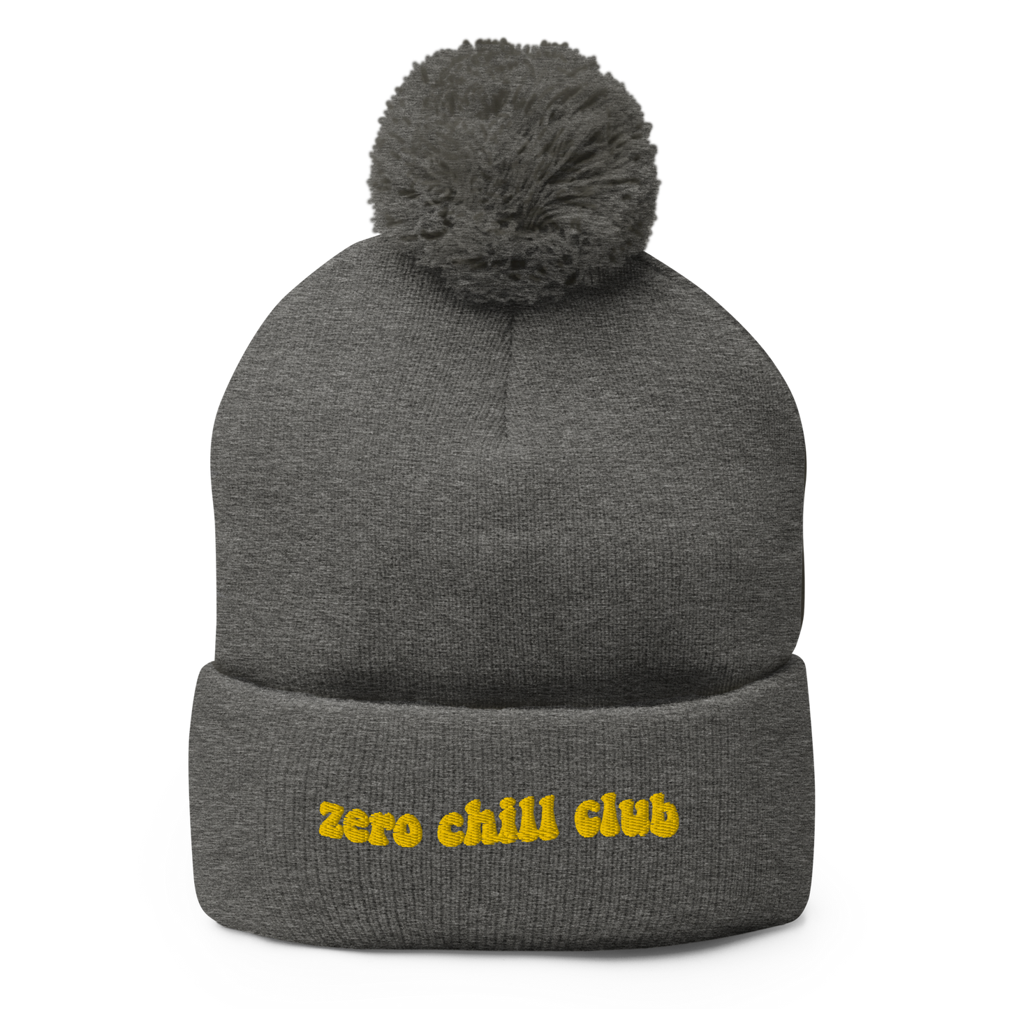 Zero Chill Club pom-pom beanie