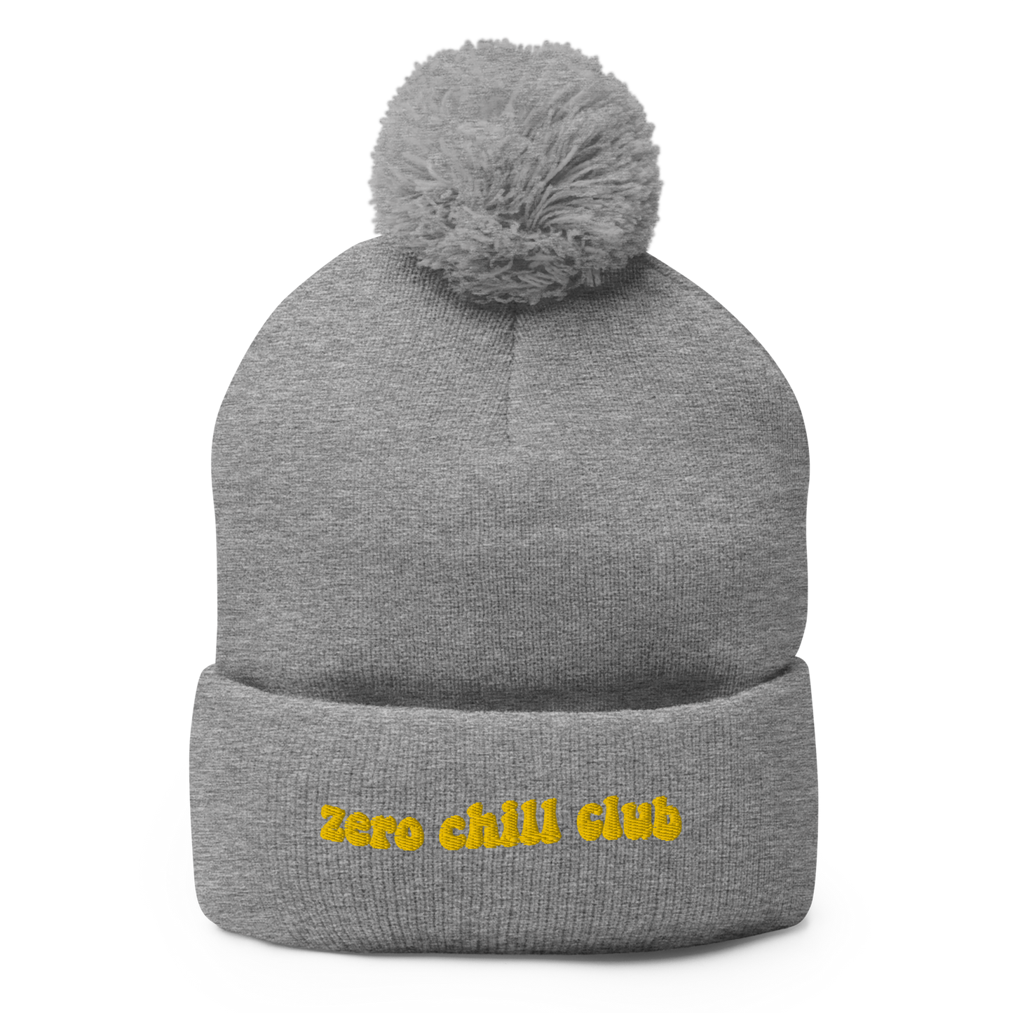 Zero Chill Club pom-pom beanie