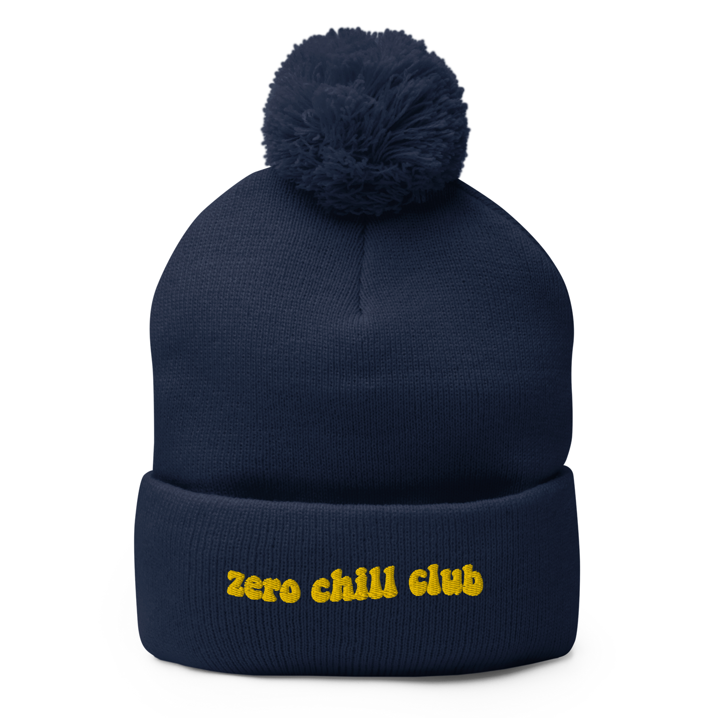 Zero Chill Club pom-pom beanie