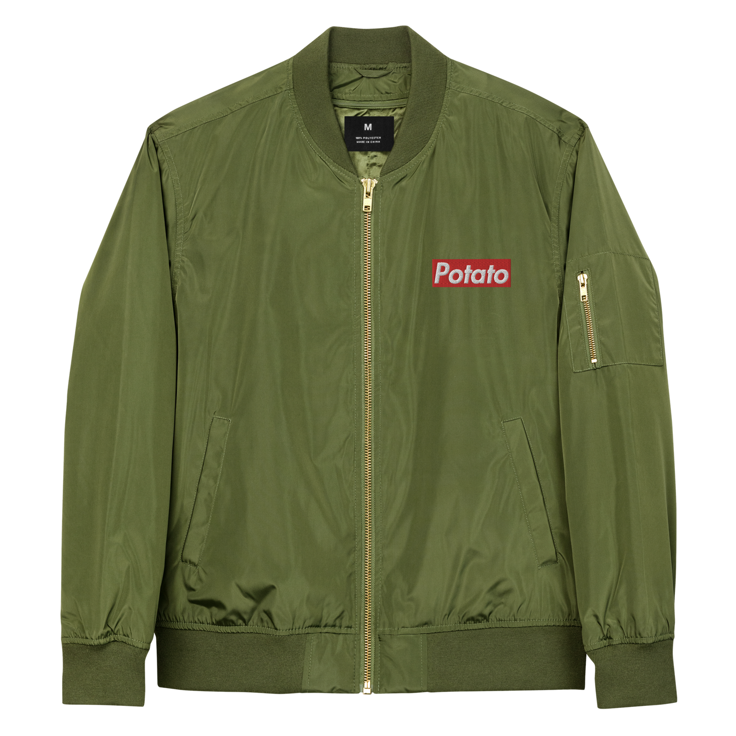 POTATO premium recycled bomber jacket (unisex)