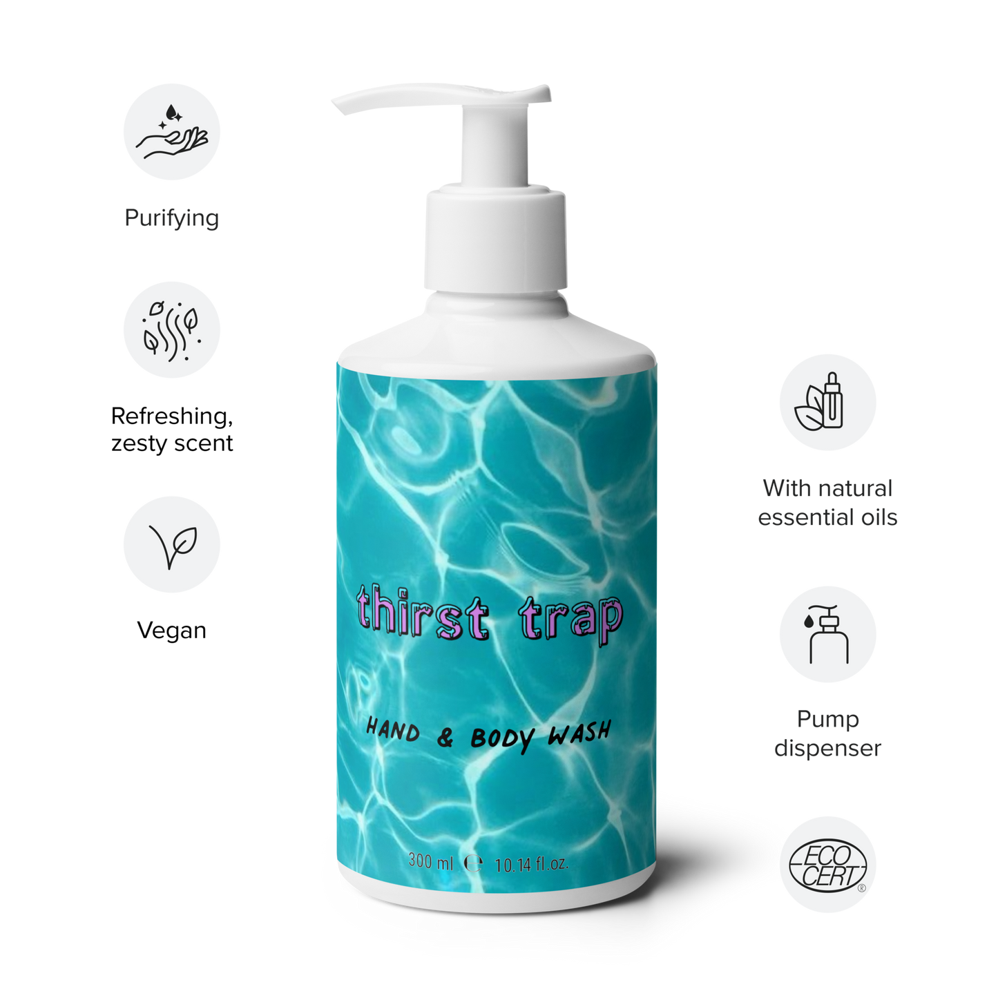 Thirst Trap refreshing hand & body wash